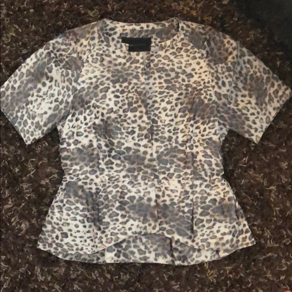 BCBG Peplum blouse